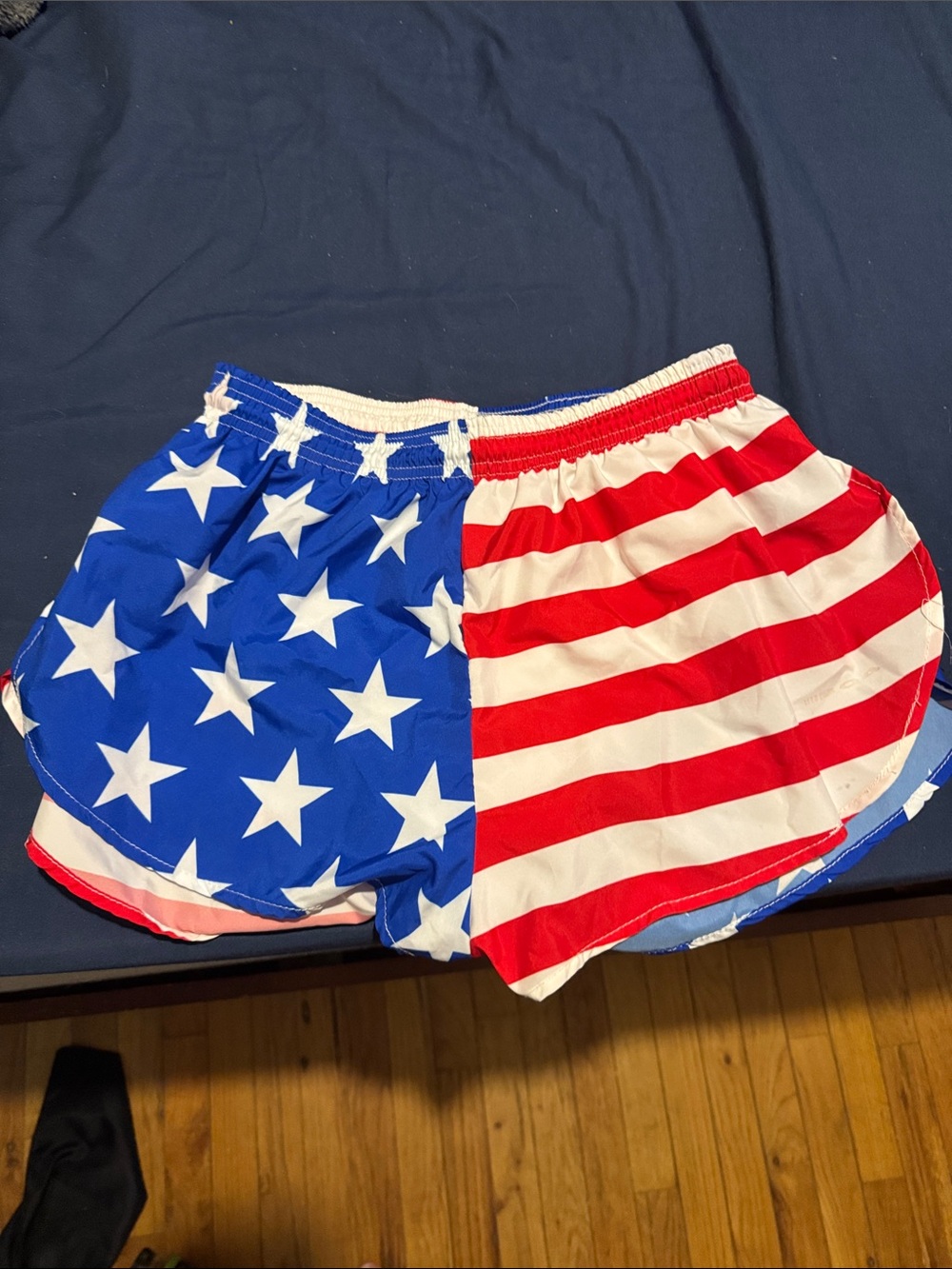 BOA Red, White and Blue Running Split Shorts